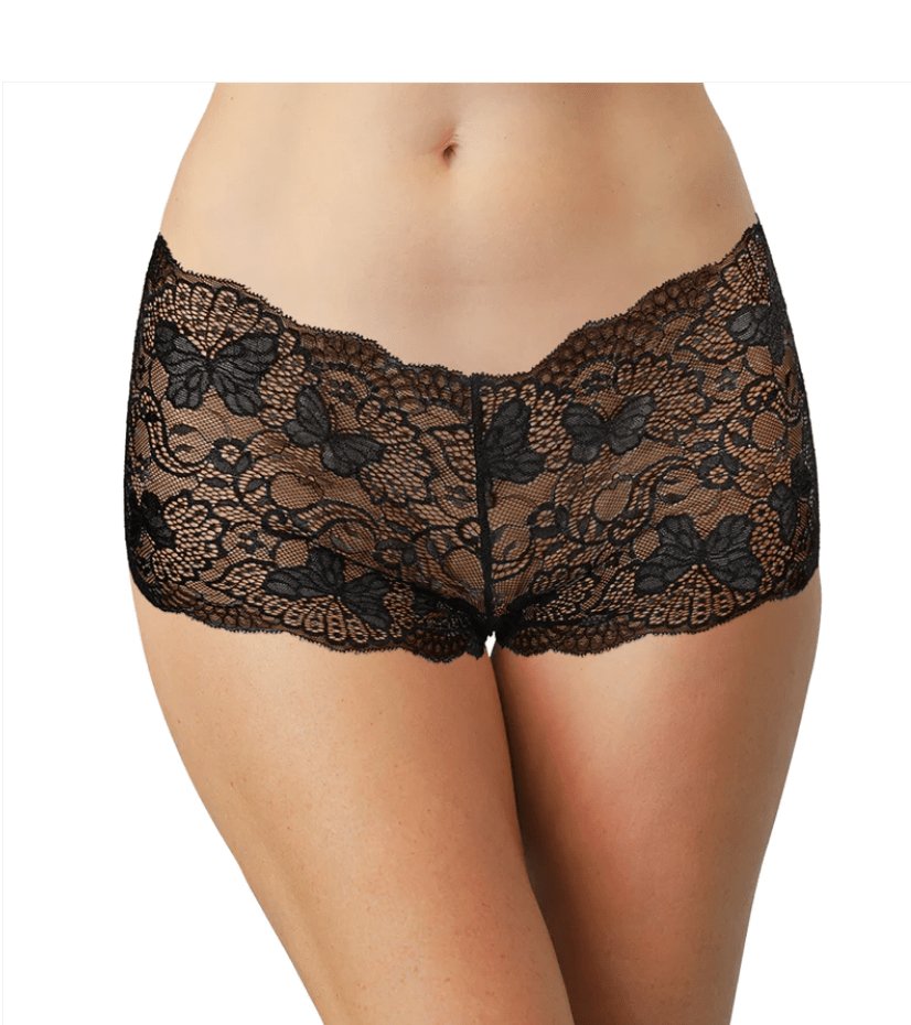Butterfly Galloon Lace Boyshorts - Luscious Goddess