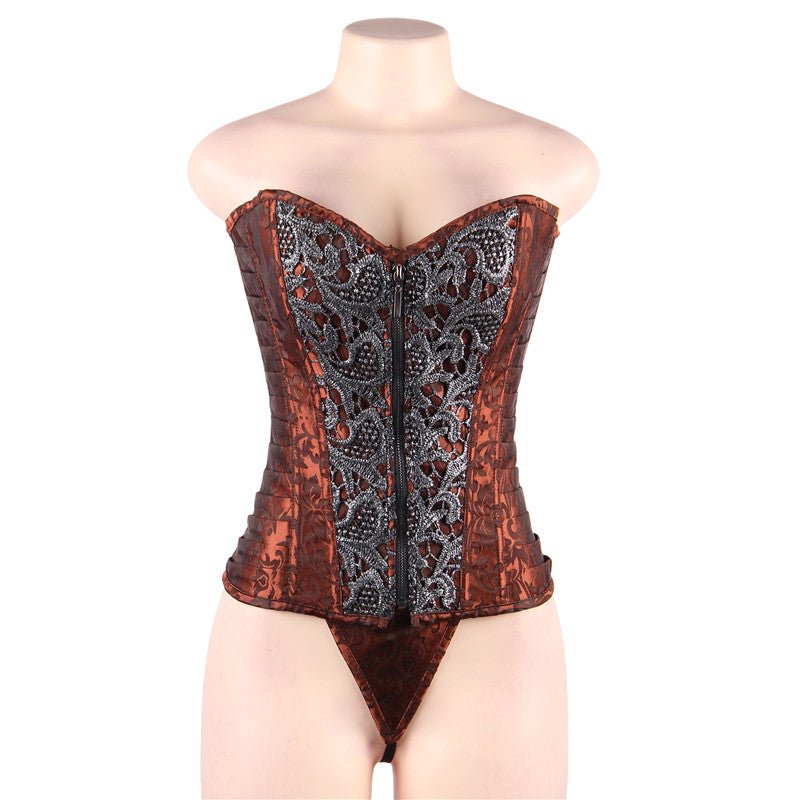 Retro Tummy Control Corset - Luscious Goddess