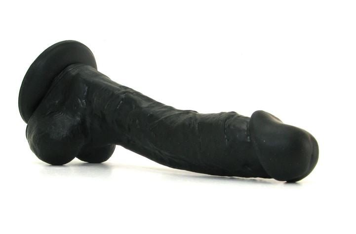 Small Silicone Colours Dildo (Black) - Luscious Goddess