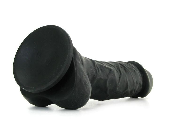 Small Silicone Colours Dildo (Black) - Luscious Goddess