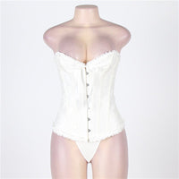 Floral Overbust Tummy Control Push Up Corset - Luscious Goddess