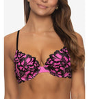 Jezebel Floral Embroidered Lace Push - Up Bra - Luscious Goddess