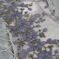 Transparent Teddy Symmetry Appliques Mesh Bodysuit With Underwire - Luscious Goddess